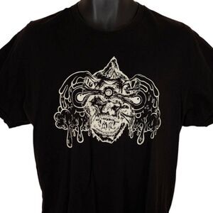 Number Of The Beast T Shirt Mens Size Large Black Buff Monster Lamour Supreme